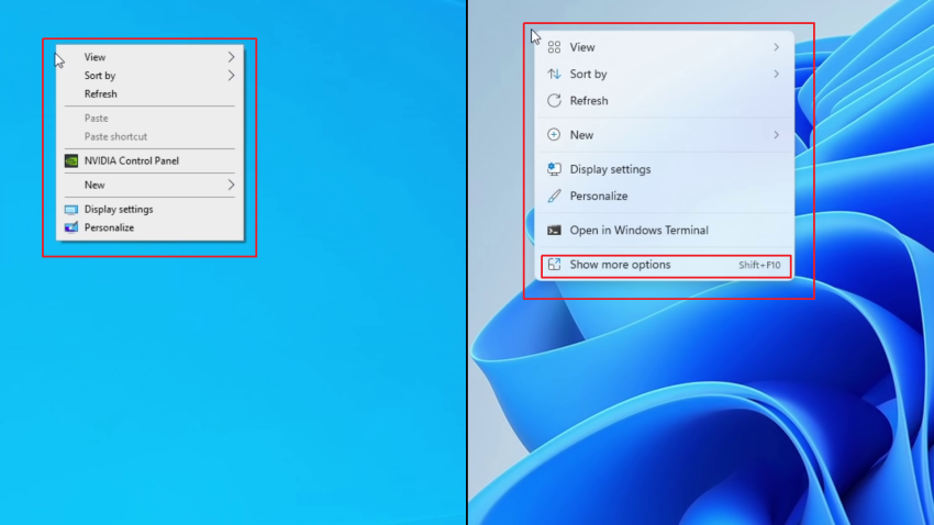 Windows 10 vs Windows 11
